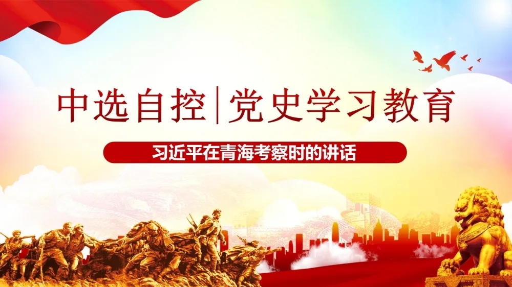 黨史學(xué)習(xí)教育 | 習(xí)近平在青?？疾鞎r的講話